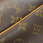 LOUIS VUITTON Handbag M47270 Monogram canvas Brown Deauville Women Used Authentic