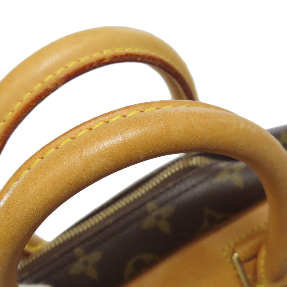 LOUIS VUITTON Handbag M47270 Monogram canvas Brown Deauville Women Used Authentic
