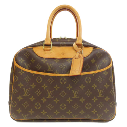 LOUIS VUITTON Handbag M47270 Monogram canvas Brown Deauville Women Used Authentic