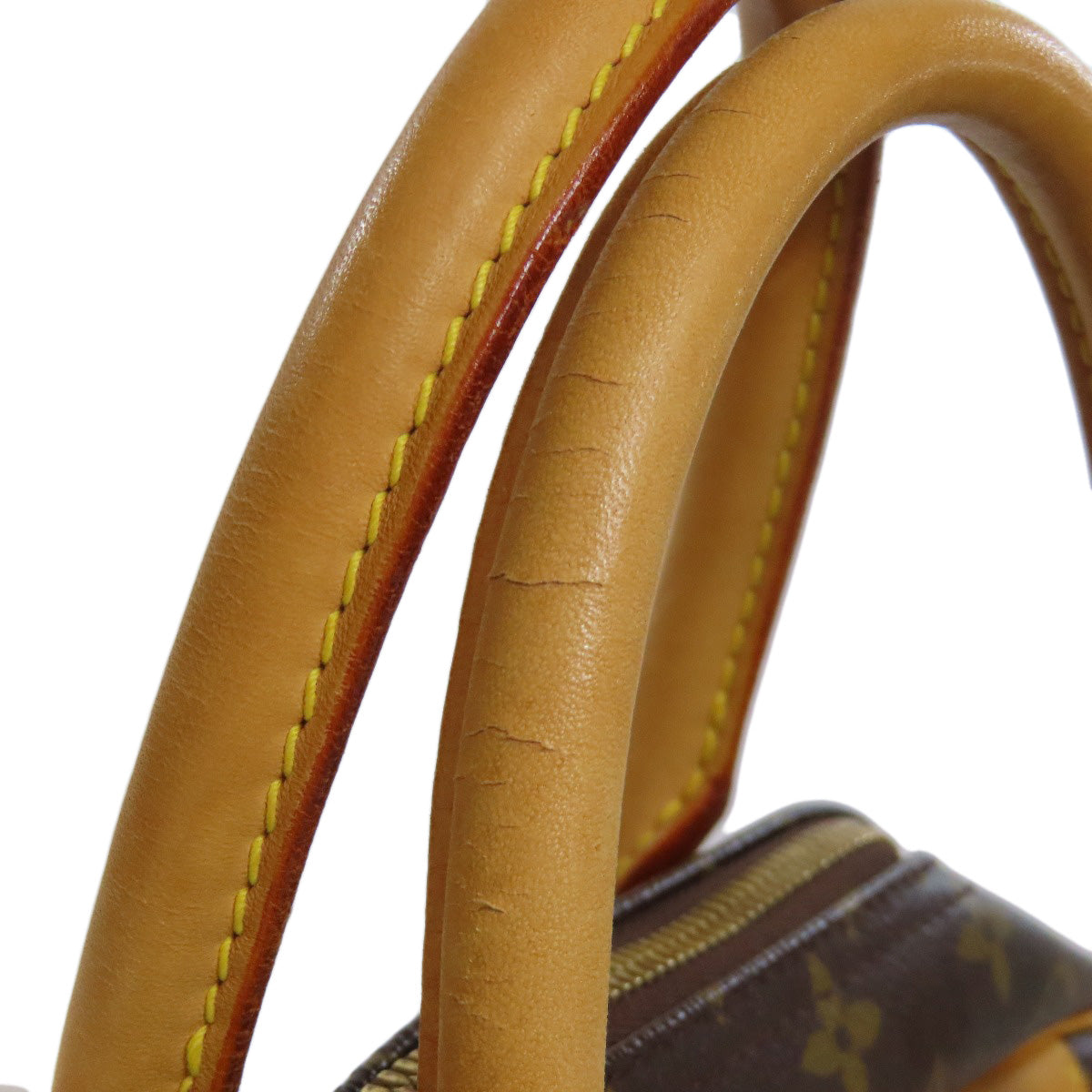 LOUIS VUITTON Handbag M47270 Monogram canvas Brown Deauville Women Used Authentic