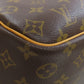 LOUIS VUITTON Handbag M47270 Monogram canvas Brown Deauville Women Used Authentic