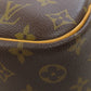 LOUIS VUITTON Handbag M47270 Monogram canvas Brown Deauville Women Used Authentic