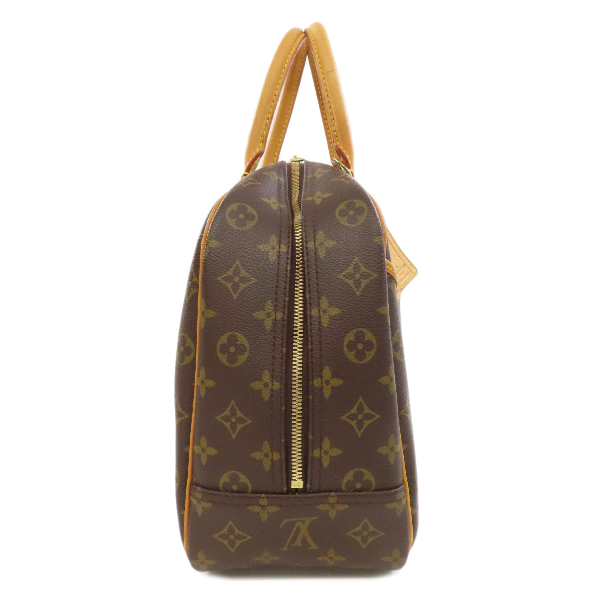 LOUIS VUITTON Handbag M47270 Monogram canvas Brown Deauville Women Used Authentic