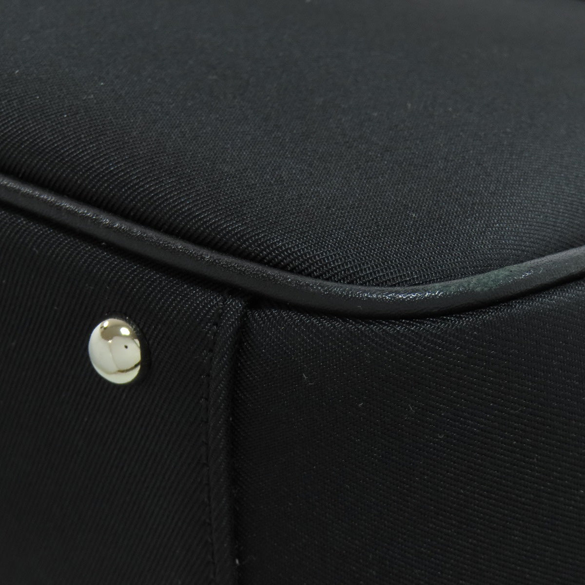 BURBERRY Tote Bag Nylon black Nova Check Women Used Authentic