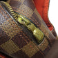 LOUIS VUITTON Shoulder Bag M45255 Damier canvas Brown Naviglio mens(Unisex) Used Authentic