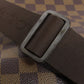 LOUIS VUITTON Shoulder Bag M45255 Damier canvas Brown Naviglio mens(Unisex) Used Authentic