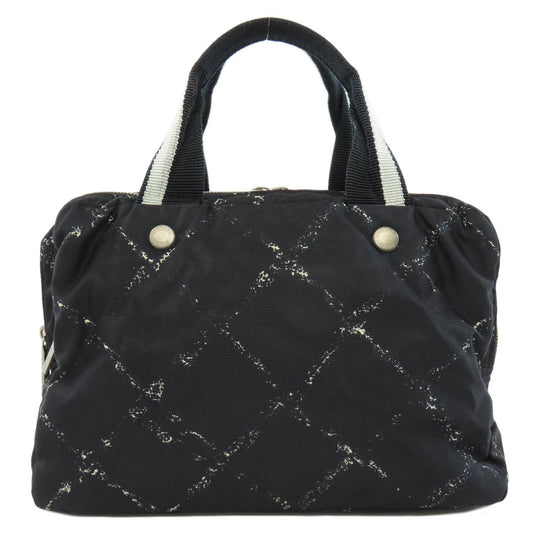 CHANEL Handbag Nylon black Travel line Women Used Authentic