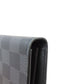 LOUIS VUITTON Long Wallet Purse N62665 Damier canvas gray Portefeuille Blaza mens Used Authentic