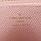 LOUIS VUITTON Long Wallet Purse M41894 Monogram canvas Brown Zippy wallet Women Used Authentic