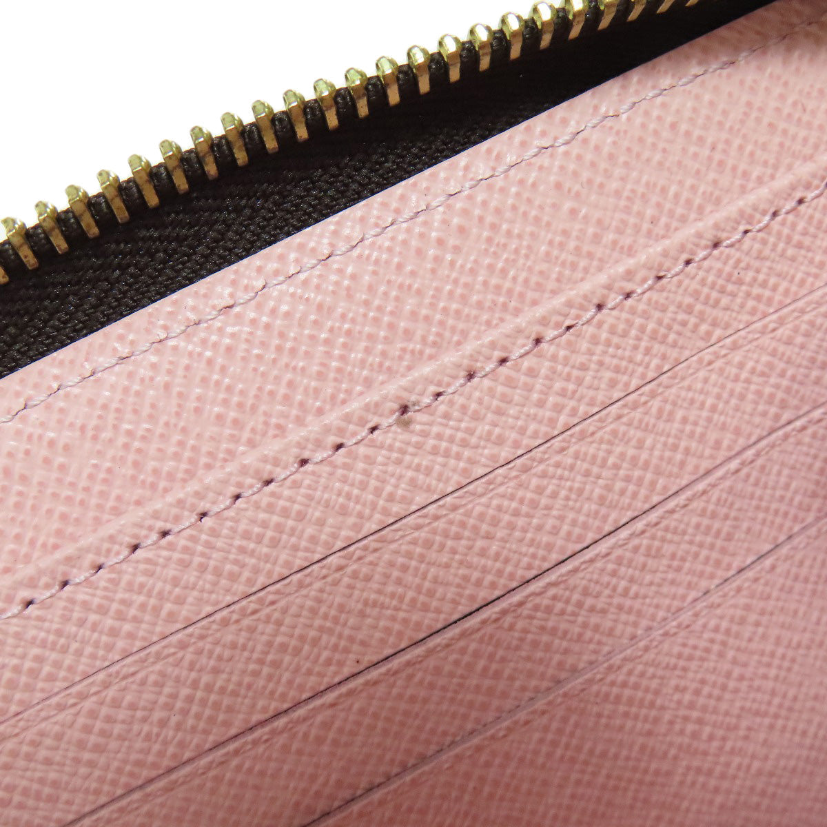 LOUIS VUITTON Long Wallet Purse M41894 Monogram canvas Brown Zippy wallet Women Used Authentic