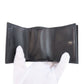 BALENCIAGA Bifold Wallet 664037 leather black Tri-fold Wallet Mini Wallet mens Used Authentic