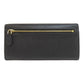 PRADA Long Wallet Purse leather black Safiano mens(Unisex) Used Authentic