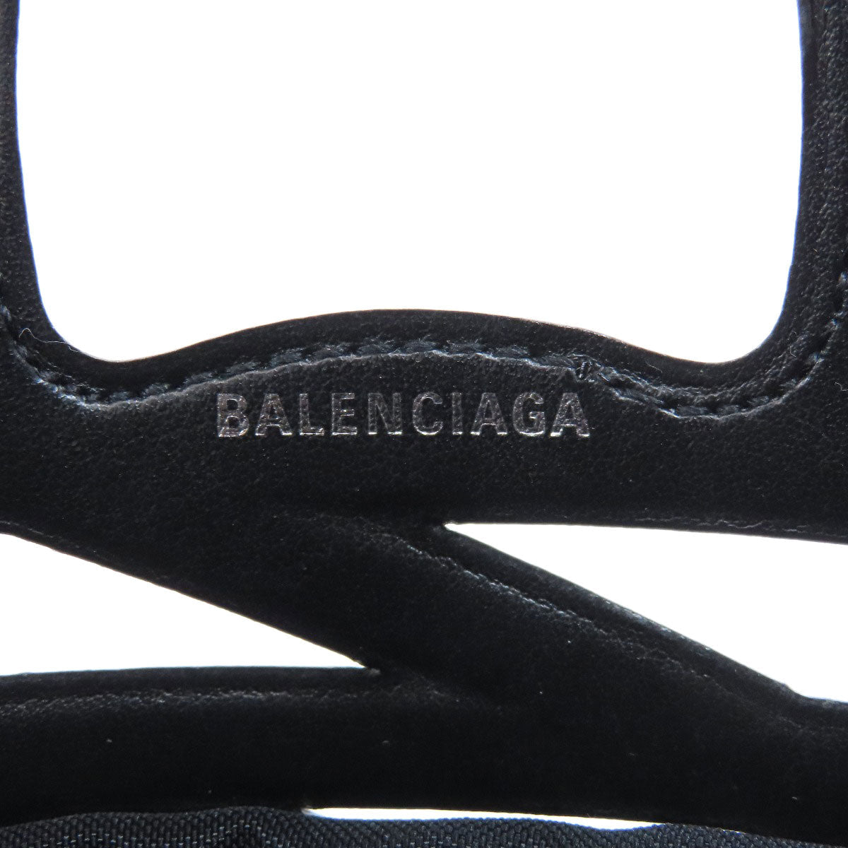 BALENCIAGA Handbag 660787 Calfskin black Neo Phone Holder 2WAY Women Used Authentic