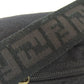 FENDI Sling bag canvas black logo Women Used Authentic