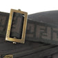 FENDI Sling bag canvas black logo Women Used Authentic