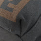 FENDI Sling bag canvas black logo Women Used Authentic