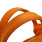 PRADA Handbag canvas Orange Canapa Women Used Authentic