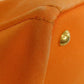 PRADA Handbag canvas Orange Canapa Women Used Authentic