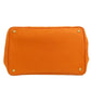 PRADA Handbag canvas Orange Canapa Women Used Authentic