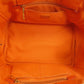 PRADA Handbag canvas Orange Canapa Women Used Authentic