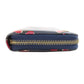 GUCCI Long Wallet Purse 309705 leather Navy Interlocking G Women Used Authentic