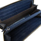 GUCCI Long Wallet Purse 309705 leather Navy Interlocking G Women Used Authentic