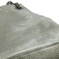 GUCCI Tote Bag 308982 leather Silver Soho Interlocking G Women Used Authentic