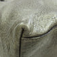 GUCCI Tote Bag 308982 leather Silver Soho Interlocking G Women Used Authentic