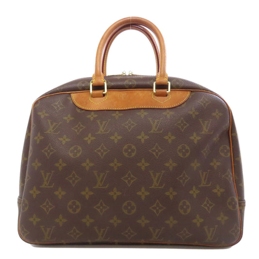 LOUIS VUITTON Handbag M47270 Monogram canvas Brown Deauville Women Used Authentic