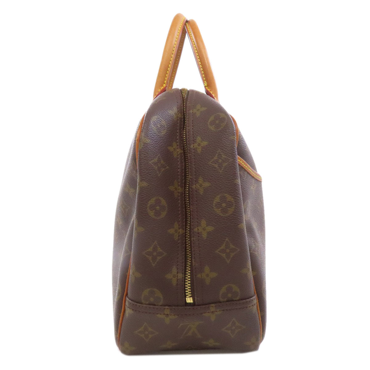 LOUIS VUITTON Handbag M47270 Monogram canvas Brown Deauville Women Used Authentic