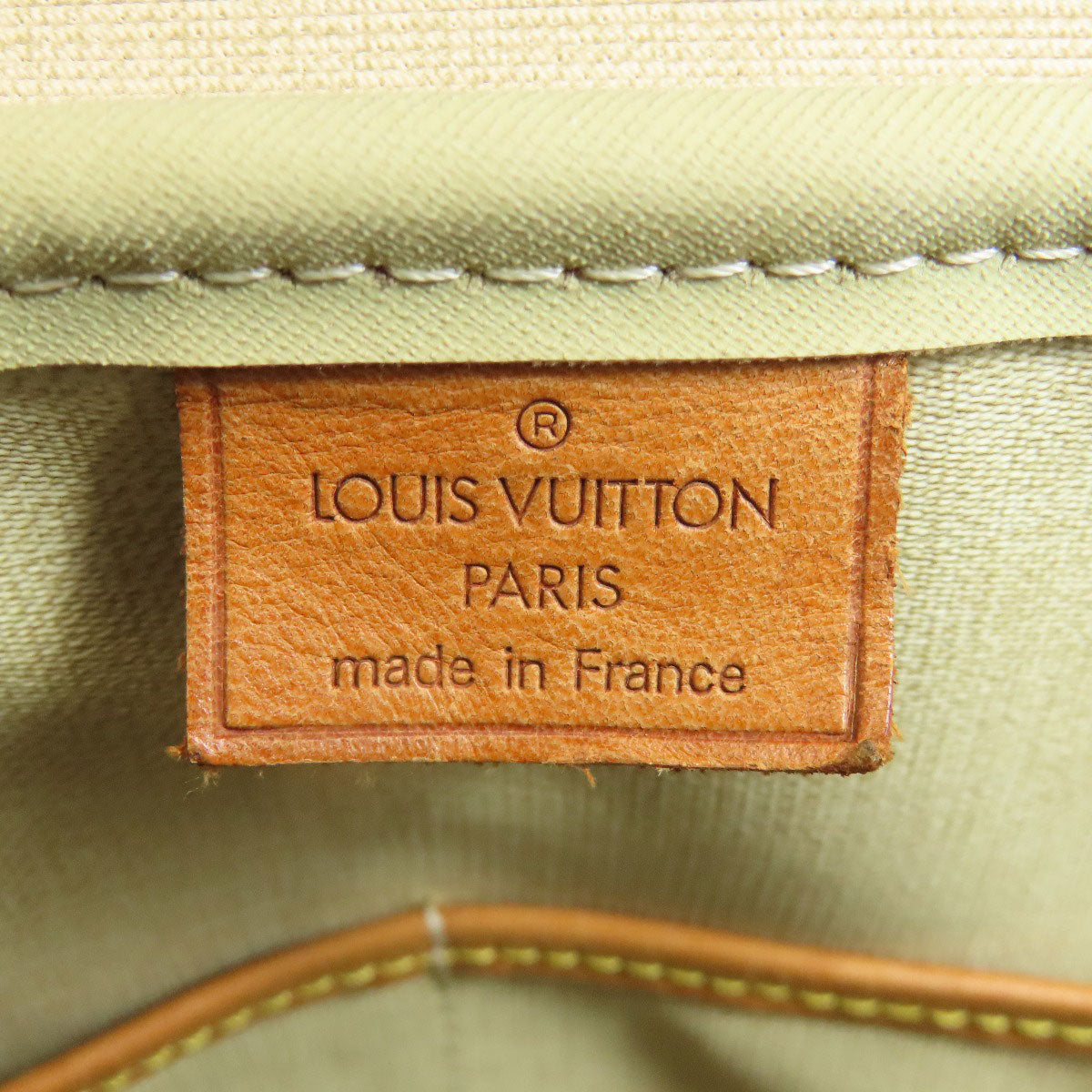 LOUIS VUITTON Handbag M47270 Monogram canvas Brown Deauville Women Used Authentic