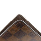 LOUIS VUITTON Long Wallet Purse N60017 Damier canvas Brown Portefeuille�EBrazza Former mens Used Authentic