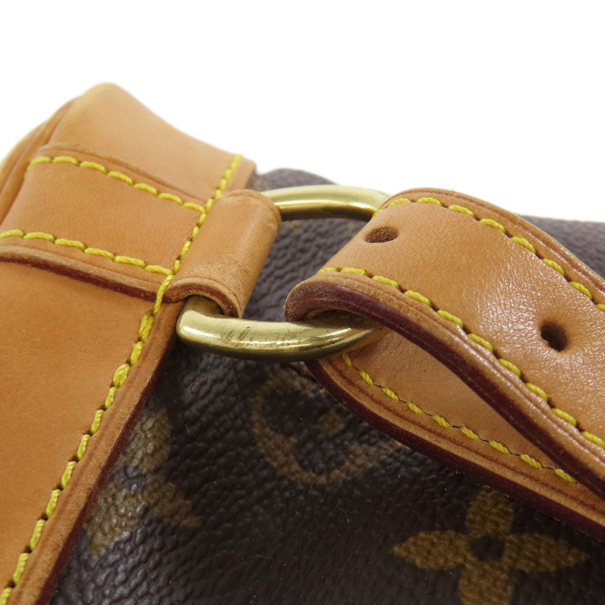LOUIS VUITTON Backpack M51136 Monogram canvas Brown MontsourisMedium Women Used Authentic