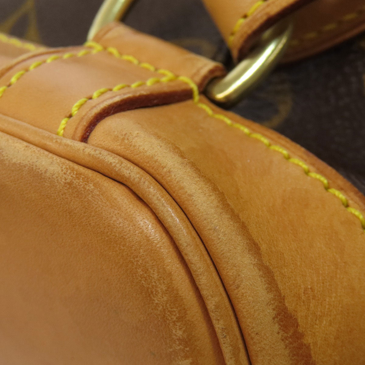 LOUIS VUITTON Backpack M51136 Monogram canvas Brown MontsourisMedium Women Used Authentic