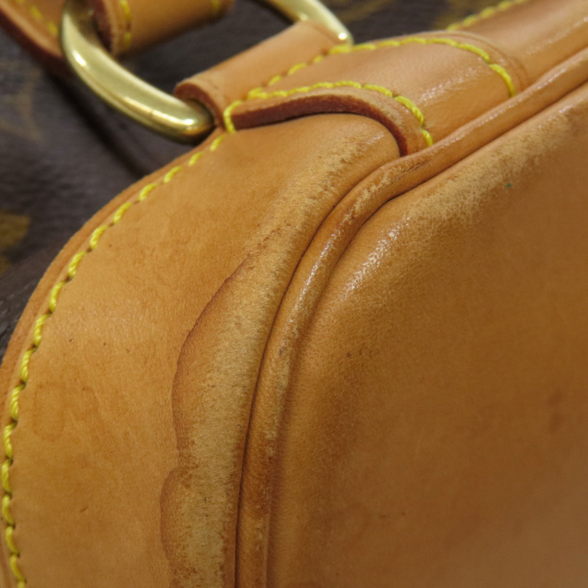 LOUIS VUITTON Backpack M51136 Monogram canvas Brown MontsourisMedium Women Used Authentic