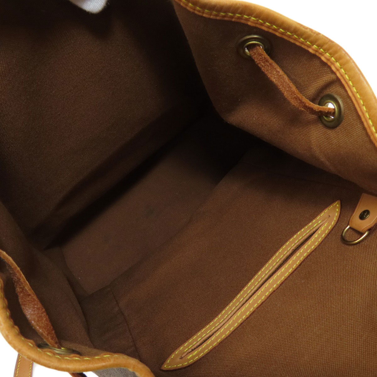 LOUIS VUITTON Backpack M51136 Monogram canvas Brown MontsourisMedium Women Used Authentic