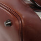BURBERRY Tote Bag canvas white Check Pattern 2WAY Women Used Authentic