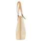 BURBERRY Tote Bag canvas beige logo Women Used Authentic
