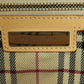 BURBERRY Tote Bag canvas beige logo Women Used Authentic