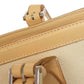 BURBERRY Tote Bag canvas beige logo Women Used Authentic