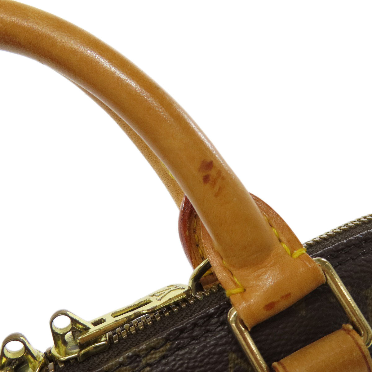 LOUIS VUITTON Handbag M51130 Monogram canvas Brown Alma Women Used Authentic
