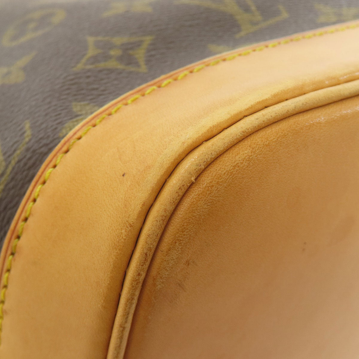 LOUIS VUITTON Handbag M51130 Monogram canvas Brown Alma Women Used Authentic