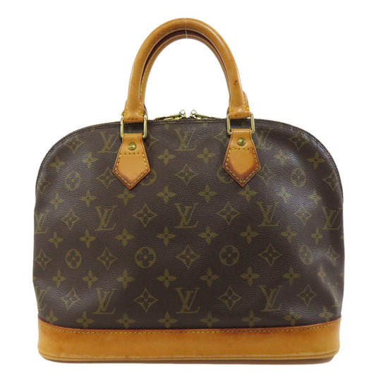 LOUIS VUITTON Handbag M51130 Monogram canvas Brown Alma Women Used Authentic