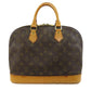 LOUIS VUITTON Handbag M51130 Monogram canvas Brown Alma Women Used Authentic