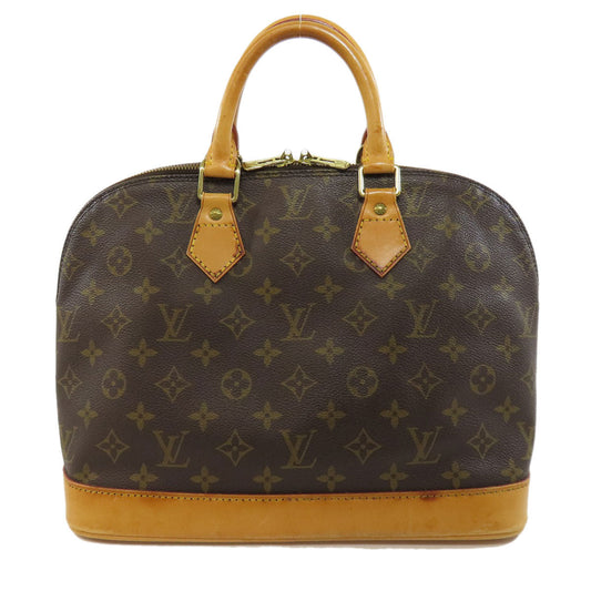 LOUIS VUITTON Handbag M51130 Monogram canvas Brown Alma Women Used Authentic