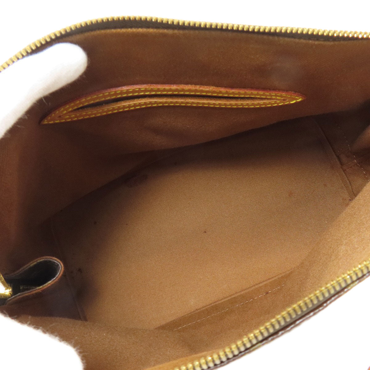 LOUIS VUITTON Handbag M51130 Monogram canvas Brown Alma Women Used Authentic