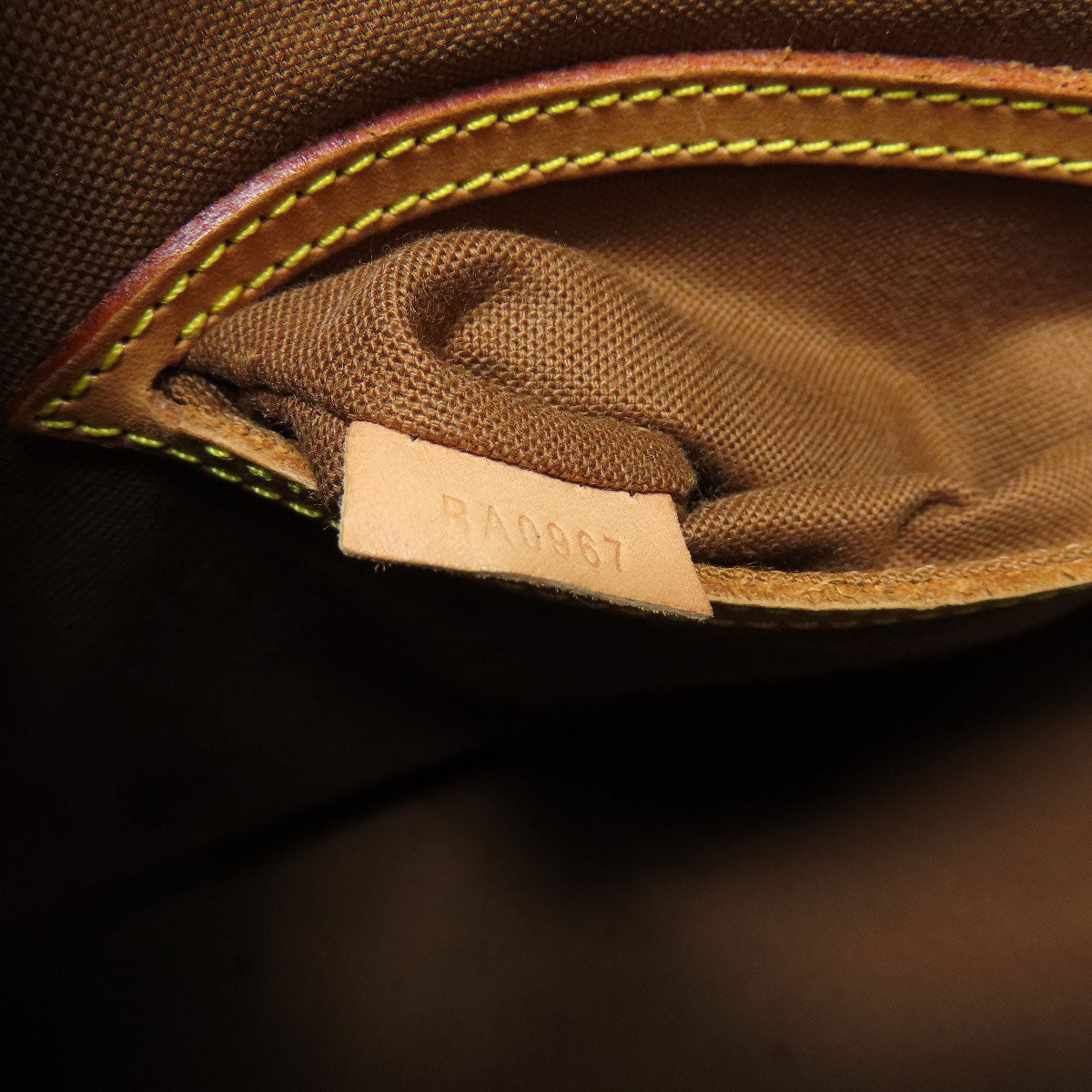 LOUIS VUITTON Handbag M51130 Monogram canvas Brown Alma Women Used Authentic