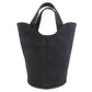 BALENCIAGA Handbag 619979 canvas black Basket 2WAY Women Used Authentic