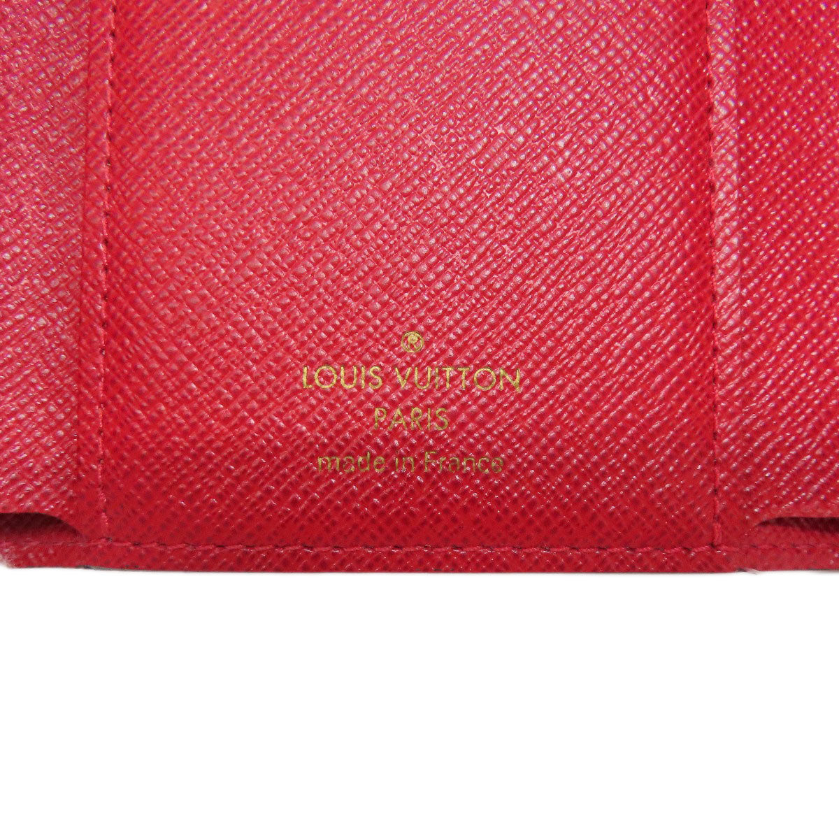 LOUIS VUITTON Bifold Wallet N41659 Damier canvas Brown Portefeuille Victorine Women Used Authentic