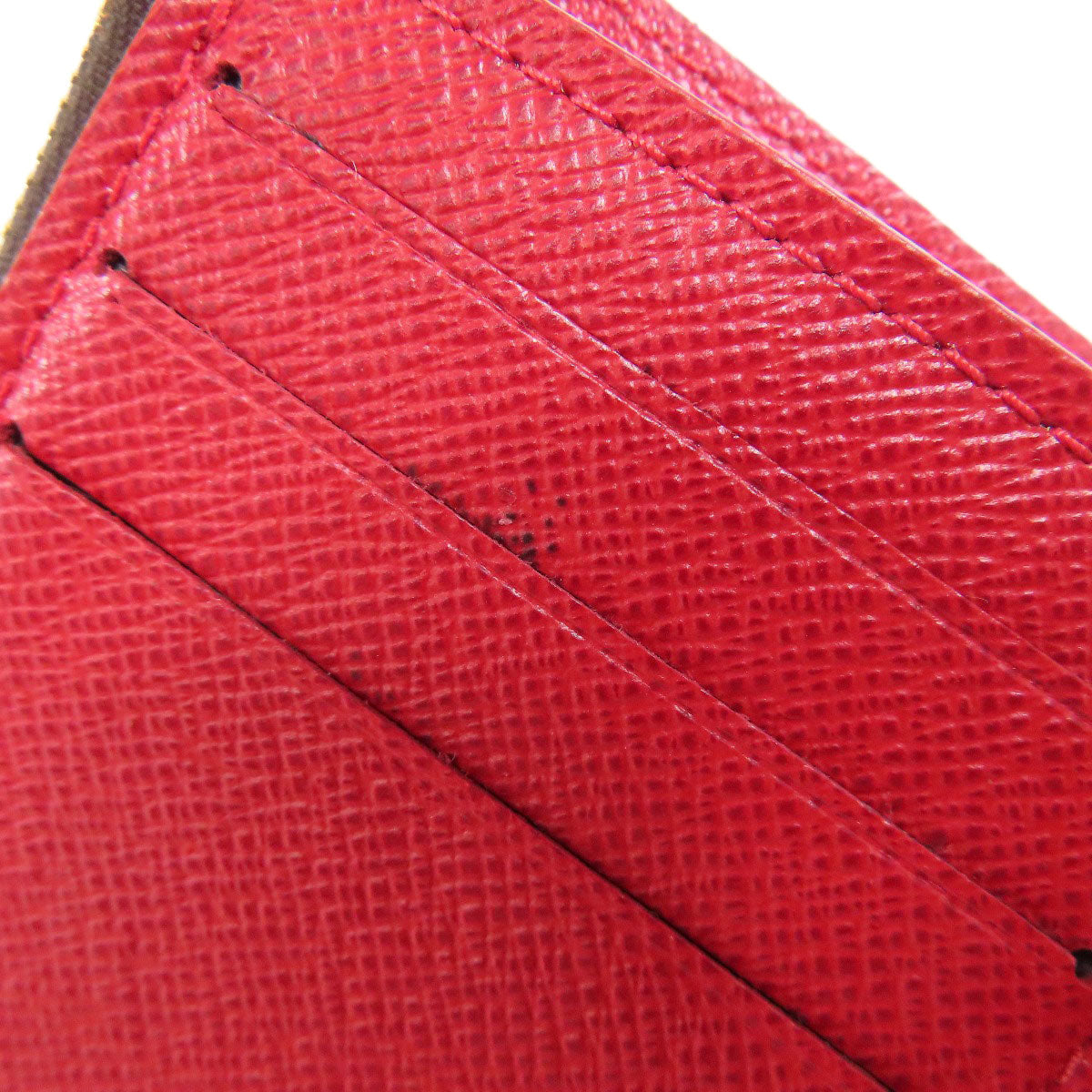 LOUIS VUITTON Bifold Wallet N41659 Damier canvas Brown Portefeuille Victorine Women Used Authentic